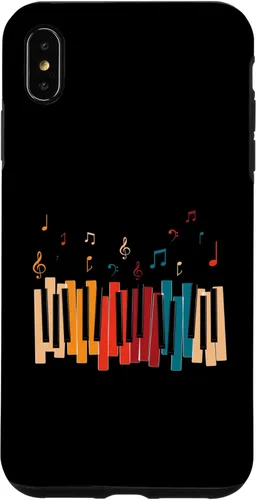 Miniatura 11 de iPhone 11 Pro Notas de Música Teclado Colorido Piano Case