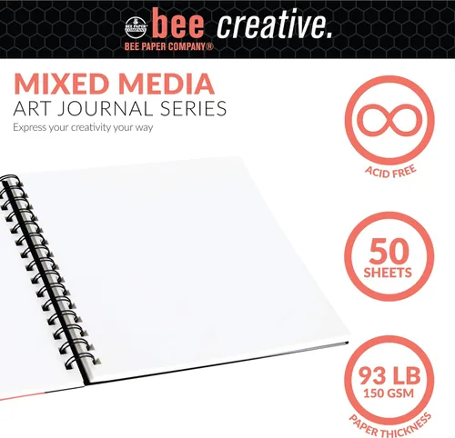 Miniatura 8 de Bee paper Company bee-20001 Creative libro de papel para marcadores.