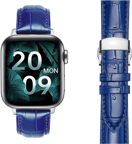 Miniatura 12 de Moran - Correas de cuero compatibles con Apple Watch Band 1.929 in 1.772 in 1.732 in 1.654 in 1.614 in 1.575 in 1.496 in, correa de cuero de oveja