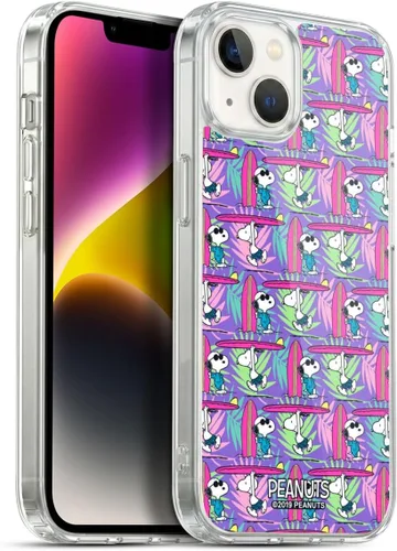 Miniatura 25 de Head Case Designs Peanuts Tropical Surf Snoopy Aloha Disco Gel Funda con licencia oficial [protección de grado militar] compatible con Apple iPhone
