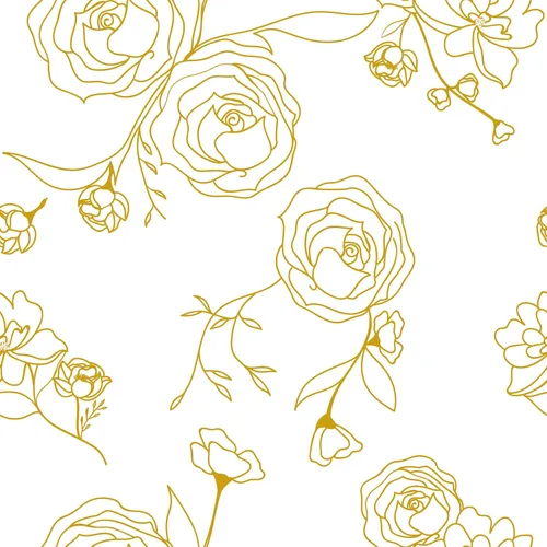 Miniatura 8 de Safiyya Papel tapiz de 118 x 17.3 pulgadas, papel de contacto dorado y azul, papel tapiz floral, autoadhesivo, extraíble, para cubrir dormitorios