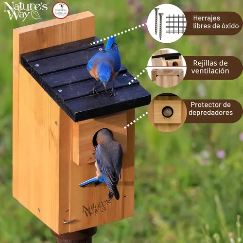 Miniatura 3 de Wild Wings WWCH3 Cedro Blue Bird Box House