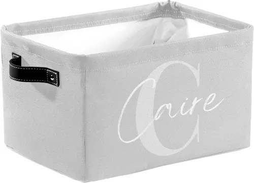 Miniatura 58 de Cesta de regalo personalizada con nombre, caja de juguetes de almacenamiento personalizada para niños, organizador de cubos de almacenamiento