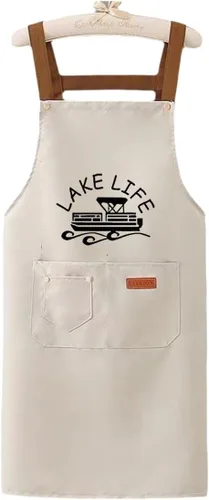Miniatura 9 de Delantal impermeable divertido para peluquero y chef, babero para barbacoa, decoración de cocina, delantales de cocina para inauguración de la casa