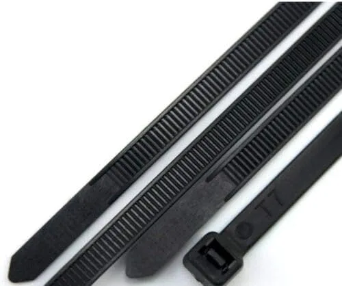 Miniatura 4 de MaxLLTo 8 "pulgadas resistente a los rayos UV de nylon plástico Cable Zip Wire Tie 40 lbs Negro Paquete de 100