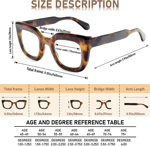 Miniatura 4 de REAVEE Oprah Style - Gafas de lectura para mujer, elegantes y bonitas, paquete de 3 unidades, con bloqueo de luz azul, con bisagra de resorte