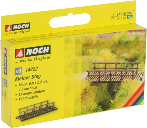 Miniatura 4 de Noch 14222 Kit de modelo de escala H0 para puente pasarela pequeña