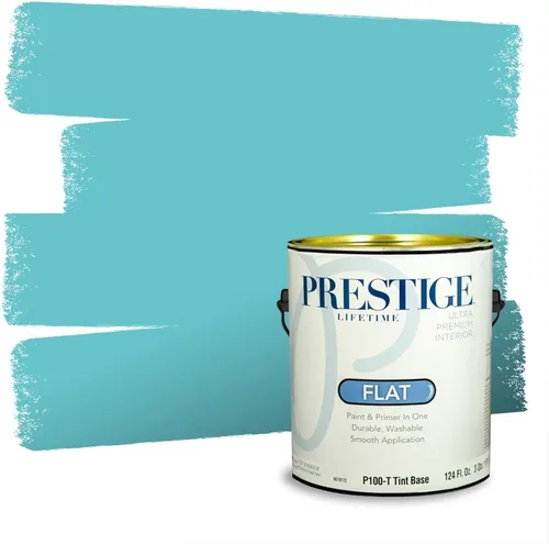 Miniatura 1106 de Pintura Exterior + imprimación PRESTIGE, todo-en-uno, 1 galón, acabado mate, color comparable al Valspar* Royal Gray* VS151-Gris real