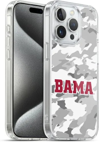 Miniatura 230 de Head Case Designs Funda de gel suave con licencia oficial de la Universidad de Alabama UA Collage compatible con Apple iPhone 13 Pro Max