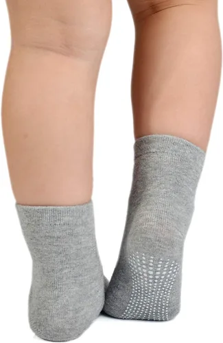 Miniatura 15 de EPEIUS Calcetines de bebé con empuñaduras para bebés y niños pequeños, calcetines antideslizantes de 6/12 pares