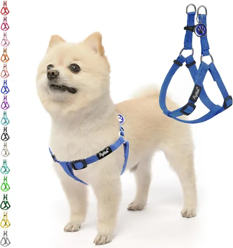 Miniatura 54 de PUPTECK arnés para perro para no jalar, reflejante, ajustable, básico, de nailon, chaleco para cachorro, para caminar al aire libre con etiqueta