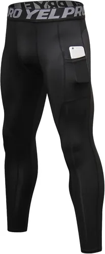 Miniatura 16 de SPVISE Pantalones de compresión para hombre, leggings para deportes, gimnasio, mallas atléticas frescas y secas, capa base para correr, fútbol