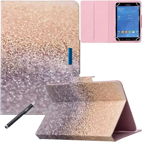 Miniatura 11 de NewShine - Funda universal para tablet de 7.9 a 8.5 pulgadas, funda de piel sintética para iPad mini 1/2/3/4, Galaxy Tab 3/4/Note 8.0, Amazon Kindle