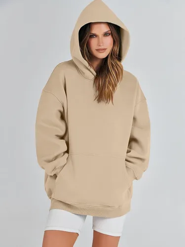 Miniatura 7 de ANRABESS Womens Oversized Hoodies Fleece Sweatshirts Long Sleeve Hooded Pullover Winter Clothes with Pocket
