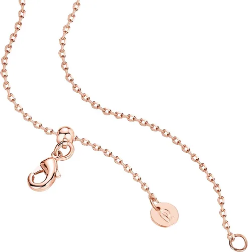 Miniatura 26 de PAVOI Collar de estación chapado en oro de 14 quilates, collares de capas de diamantes simulados, cadena de circonita cúbica para mujer