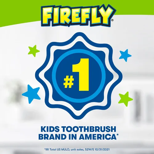 Miniatura 8 de Firefly Ready Go Brush, Peppa Pig, Cepillo de Dientes con Temporizador Luminoso, Cerdas Suaves Premium, Temporizador de 1 Minuto, Ventosa Menos