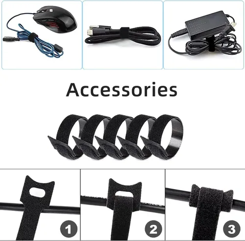 Miniatura 7 de Estuche organizador electrónico de viaje, bolsa para cables de viaje, resistente al agua, bolsa de doble capa para cables, cables, iPad Mini, regalo