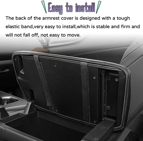 Miniatura 5 de Accesorios interiores personalizados para Lexus RZ 450e NX 250 NX 350 NX 350h NX 450h+ 2022 2023 Funda de cuero para reposabrazos central, cojín