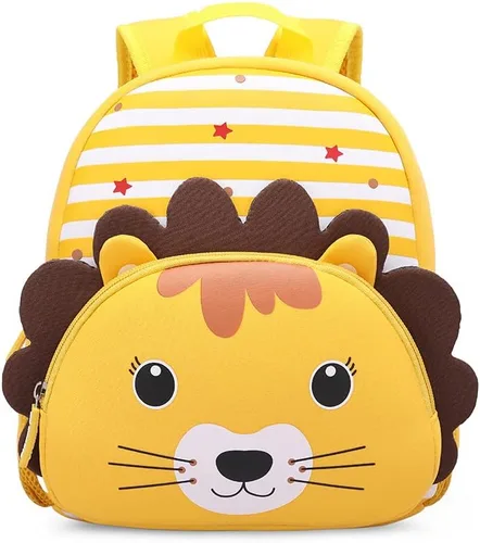 Mochila impermeable para niños de 2 a 5 años para el jardín de niños mochila 3D de lindos dibujos animados de neopreno mochila de animales para niños