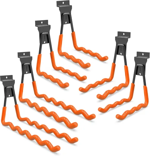 Miniatura 17 de 3-H, accesorios para pared de listones de 18 piezas, ganchos y perchas de pared de listones de múltiples tamaños, pared de listones resistente