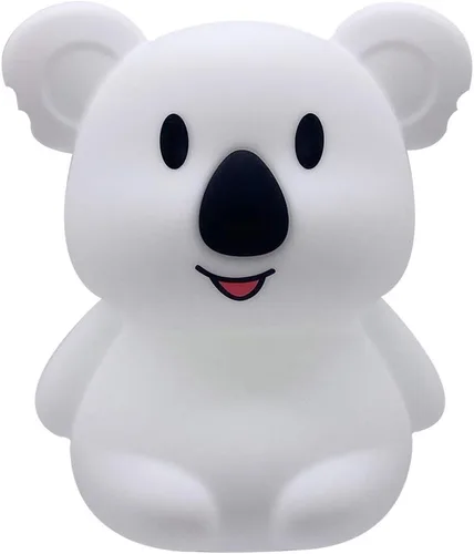 Miniatura 10 de Luz nocturna de alpaca para niños, lámpara de noche LED para habitación de los niños, luz de silicona suave recargable, brillo y colores ajustables
