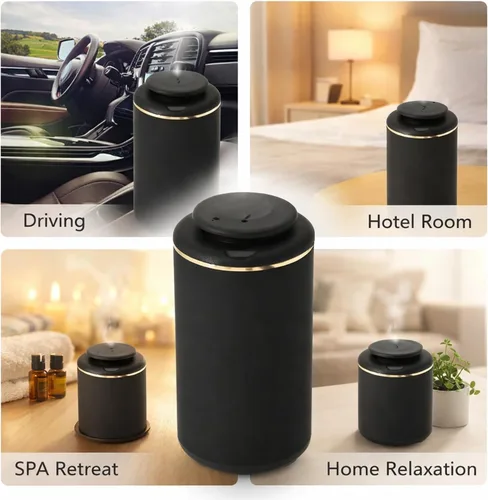 Miniatura 4 de Difusor de coche para aceites esenciales de 0.3 fl oz de capacidad USB aromaterapia Air ener, diseño compacto portátil, funcionamiento silencioso
