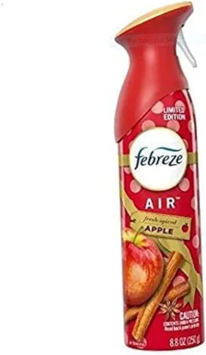 Febreze Ambientador eliminador de olores, manzana fresca especiada, 2 unidades, 8.8 onzas líquidas cada uno (17.6 onzas líquidas en total)
