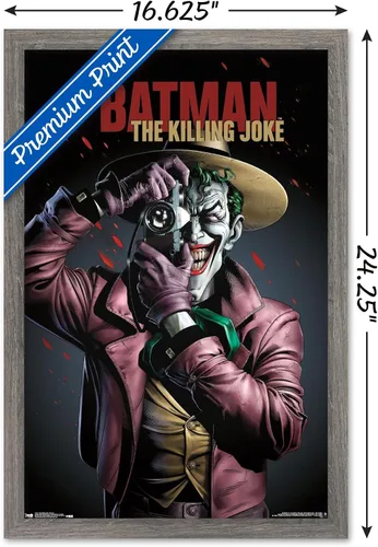 Miniatura 3 de Trends International DC Comics Movie - Póster de pared de arte clave, 14.725 x 22.375 pulgadas, versión enmarcada de madera de granero