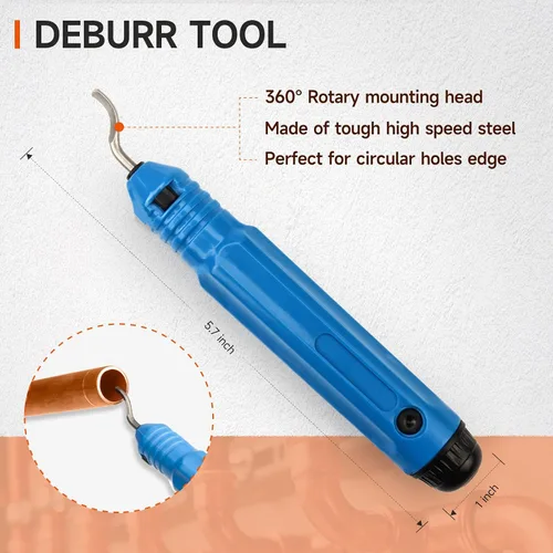 Miniatura 9 de iCrimp Herramienta de presión para tubo de cobre 1/4"-7/8" para líneas de refrigerante HVAC/R, conexión de ajuste hermético sin soldadura con anillo