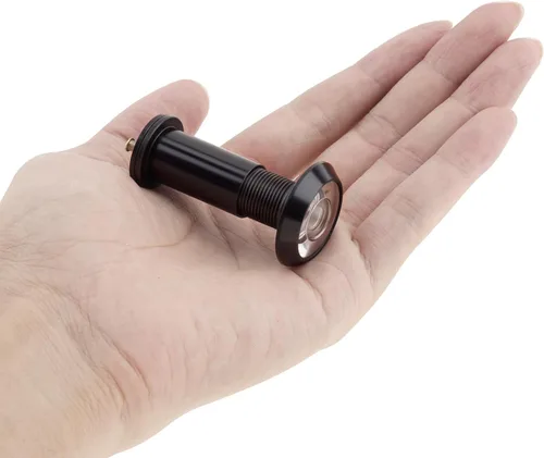 Miniatura 9 de Mirilla para el visor de puerta, agujero de latón macizo de 220 grados para puerta delantera con broca de 0.63 pulgadas para puertas de 1-1/2 a