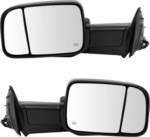 Miniatura 81 de Trail Ridge Juego de espejos de remolque de 2 piezas para el lado del conductor y del pasajero compatible con Ford F-150 FO1320479 FO1321479