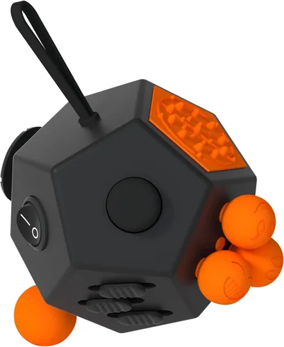 Miniatura 9 de Fidget Dodecágono – Cubo de juguetes antiestrés de 12 lados que alivia el estrés y la ansiedad, antidepresión, juguete de viaje, relleno de calcetín