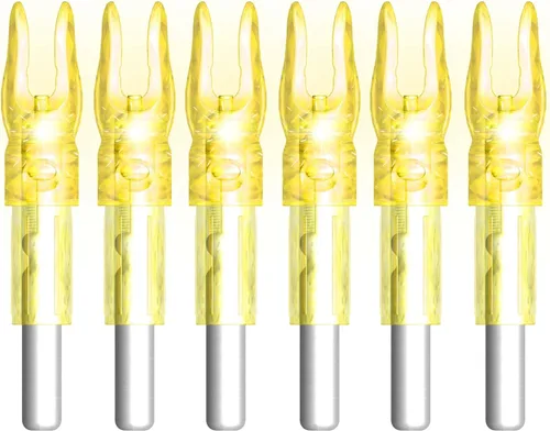 Miniatura 8 de 6 piezas G X H S GT puntas iluminadas con LED para flechas con diámetro interno de 0.165, 0.204, 0.233, 0.244, 0.246 pulgadas, destornillador Verde