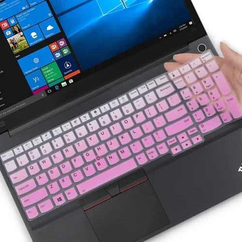 Miniatura 13 de Funda de teclado para Lenovo ThinkPad E15 Gen 4/3/2, ThinkPad L15 Gen 2/1, ThinkPad T15 T15p T15g P15s P15s P15v Gen 3/2/1, ThinkPad E580 E590 E595