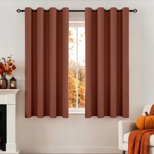 Miniatura 55 de MIULEE Cortinas opacas para dormitorio o sala de estar, juego de 2 paneles de cortina para ventana con aislamiento térmico y bloqueo de luz