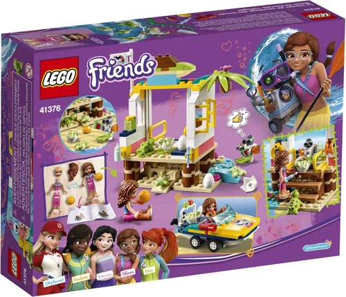 Miniatura 5 de LEGO Friends Turtles Rescue Mission 41376 Kit de construcción de rescate con minifigura Olivia y tortugas de juguete, incluye vehículo de rescate