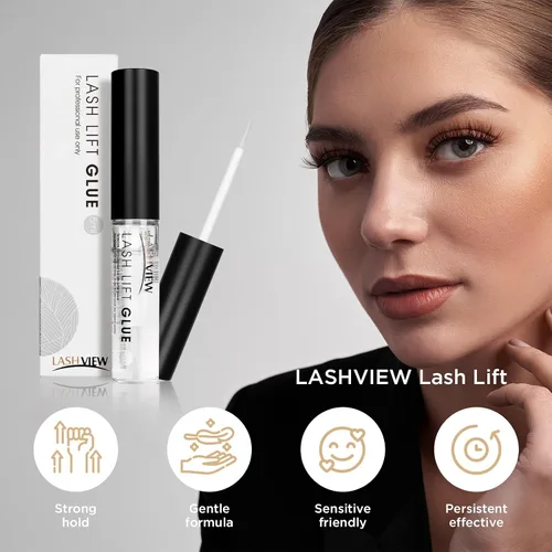 Miniatura 7 de LASHVIEW Pegamento para levantar pestañas, 2 unidades, adhesivo permanente para pestañas, sin irritación e inodoro, 0.2 fl oz*2