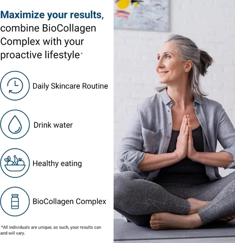 Miniatura 5 de ActivatedYou Complejo de colágeno a base de plantas BioCollagen para mujeres y hombres, diseñado para promover la firmeza de la piel, la fuerza
