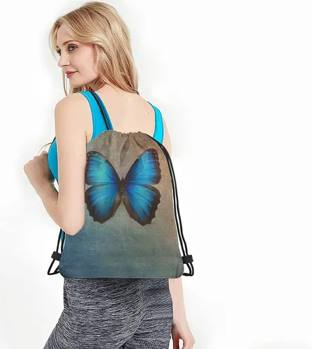 Miniatura 4 de Beabes No Drama Llama Cordón Bolsas Mochila Bolsa Gimnasio Saco Bolsa con Cordón, Multi-a37, Mochilas de viaje