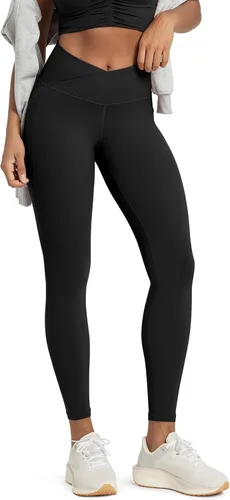 Miniatura 9 de ODODOS Leggings Suaves como Mantequilla de Cintura Cruzada con Bolsillos para Mujeres, ODCLOUD Pantalones de Yoga Lounge Cruzados de 25" / 28