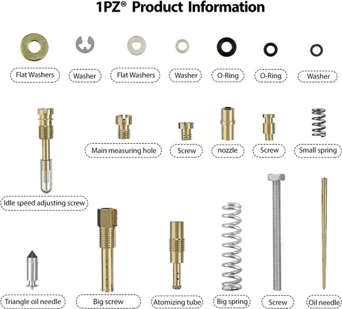 Miniatura 7 de 1PZ Kit de reparación de carburador H35-RK1 Reemplazo para Honda TRX350 Rancher 350 2004 2005 2006 Carb