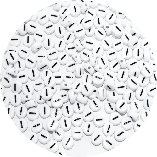 Miniatura 17 de Cuentas cuadradas de letras acrílicas de 0.236 x 0.236 pulgadas, cuentas A del alfabeto para pulseras, joyería, llavero DIY, 100
