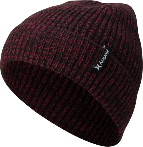 Miniatura 3 de Hurley Gorro con puños para hombre, clásico de peso medio, suelto, de invierno, para hombre