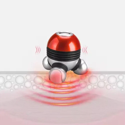 Miniatura 4 de Mini masajeador de mano – Potentes vibraciones de masaje para alivio muscular y relajación, masajeador corporal vibratorio portátil con luz LED