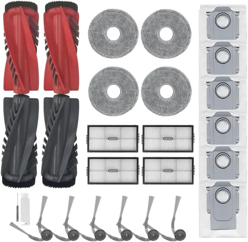 Miniatura 14 de 24 piezas Kit de accesorios de reemplazo Q10 S5+ Compatible con Roborock Q10 S5+ /Q10 S5/Q10 x5 /Q10 x5+ Robot Aspirador, 2 cepillos principales, 4