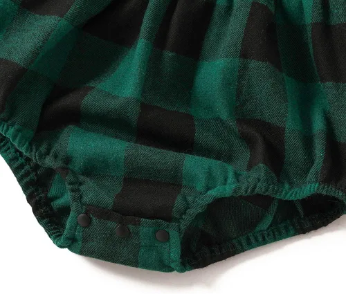 Miniatura 6 de Vestidos de Navidad para mamá e hija, vestido de terciopelo a cuadros, fiesta de Navidad, trajes a juego para mamá e hija, sesión de fotos