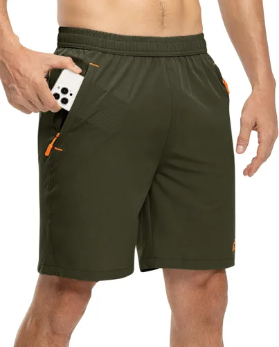 Miniatura 3 de TBMPOY Pantalones cortos de senderismo para hombre de 7 pulgadas, de secado rápido, atléticos, gimnasio, deportes al aire libre, entrenamiento