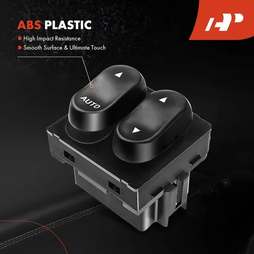 Miniatura 5 de A-Premium Interruptor de ventana eléctrica del conductor delantero compatible con Ford F-150 F150 1999-2002 F-250 F250 1999 cabina estándar de 2