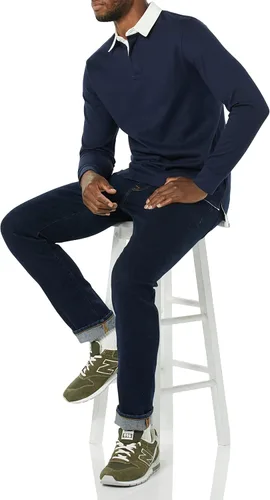Miniatura 3 de Tienda Essentials Men's Organic Cotton Long Sleeve Rugby Top (Previously Tienda Aware)