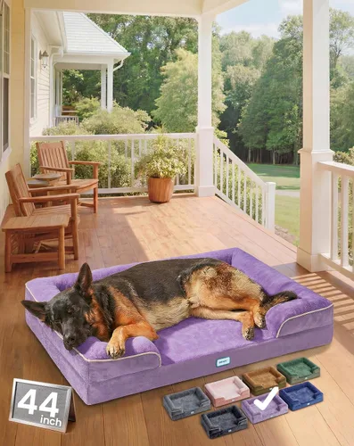 Miniatura 15 de OhGeni Orthopedic Cooling Dog Bed Couch, Cooling Big Pet Sofa for Extra Large Sized Pets with Memory Foam, Machine-Washable Waterproof Removable